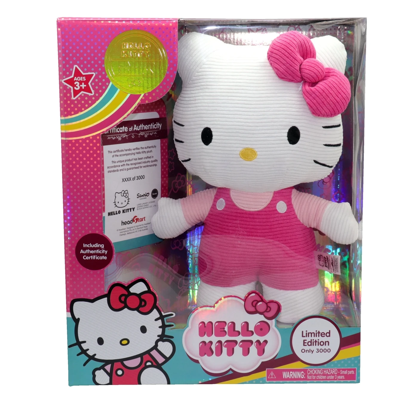 Hello Kitty Corduroy Limited Edition Plush