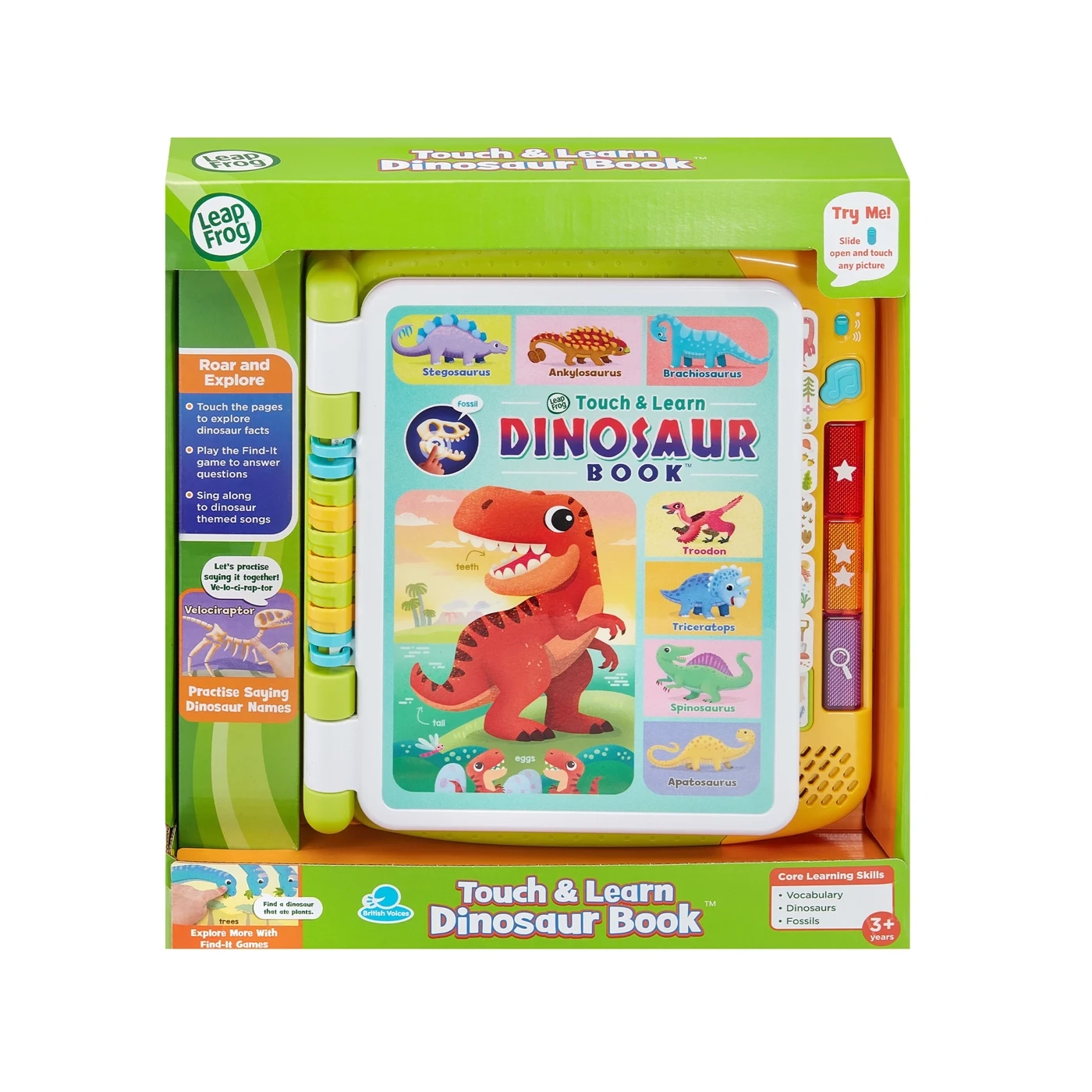 LeapFrog Touch & Learn Dinosaur Book