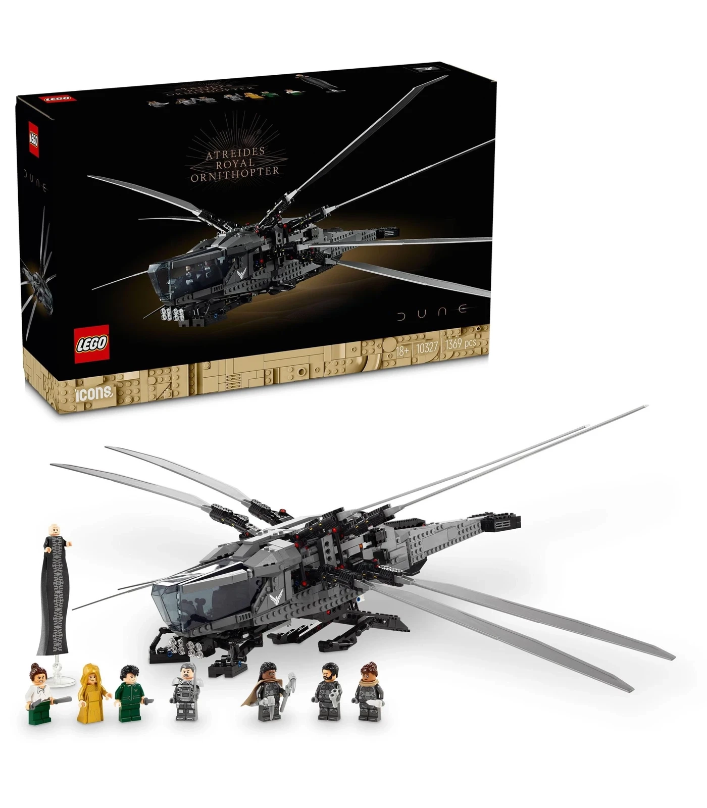 Lego® Icons Dune Atreides Royal Ornithopter 10327