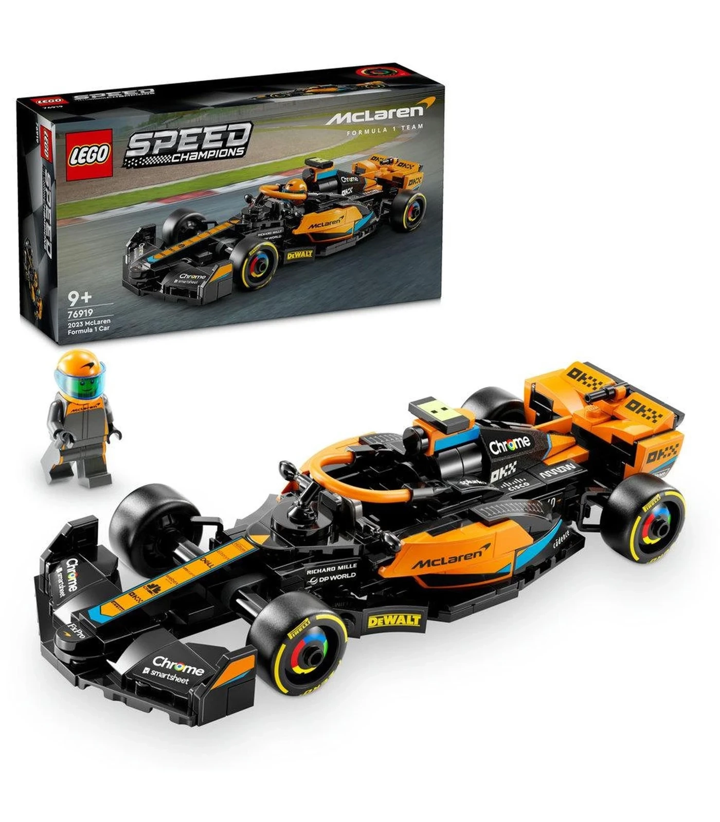 Lego® Speed Champions 2023 McLaren Formula 1 Race Car 76919