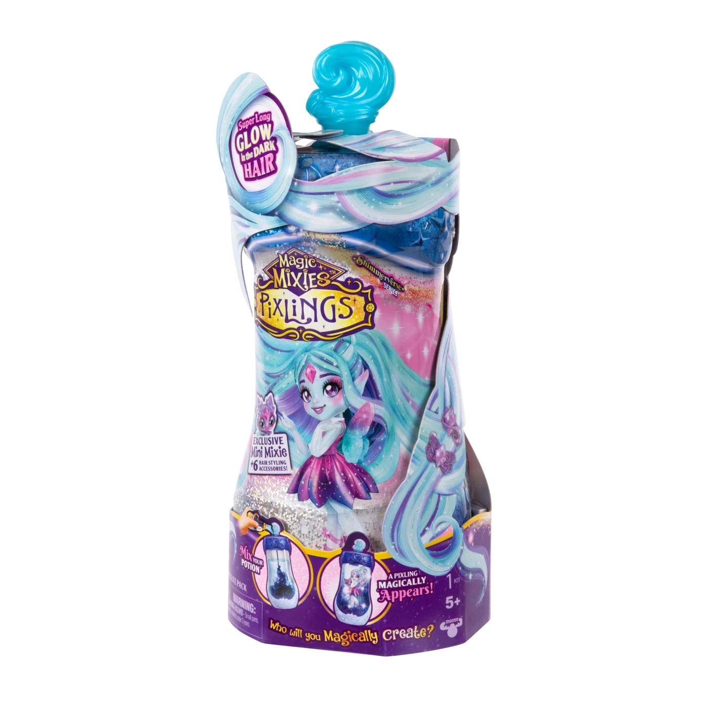 Magic Mixies Pixlings Galaxy Hair Doll - Flyt