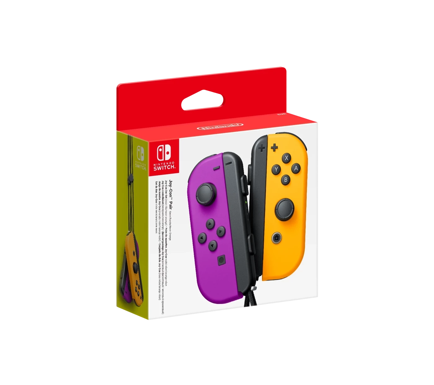 Nintendo Switch 2 Pack Joy-Con Controllers - Purple/Orange