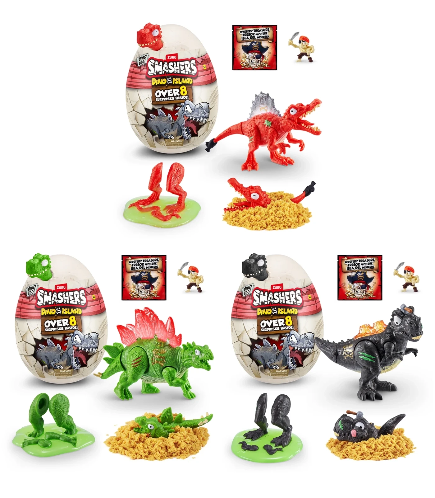 Smashers Dino Island Egg. Assorted