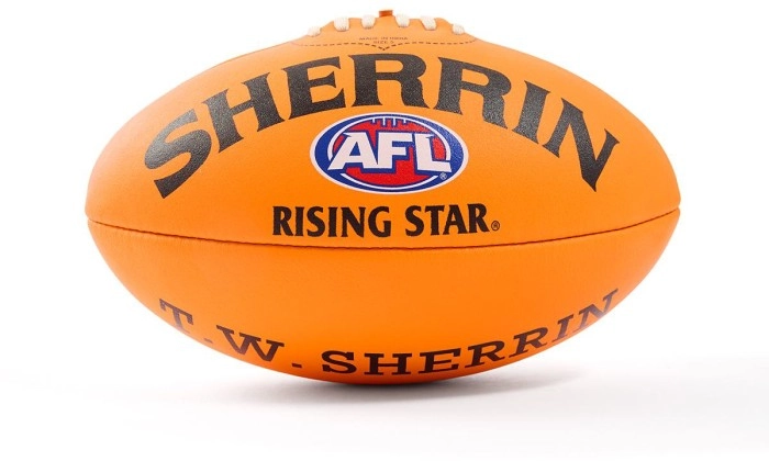 Sherrin Rising Star Leather Football Size 5