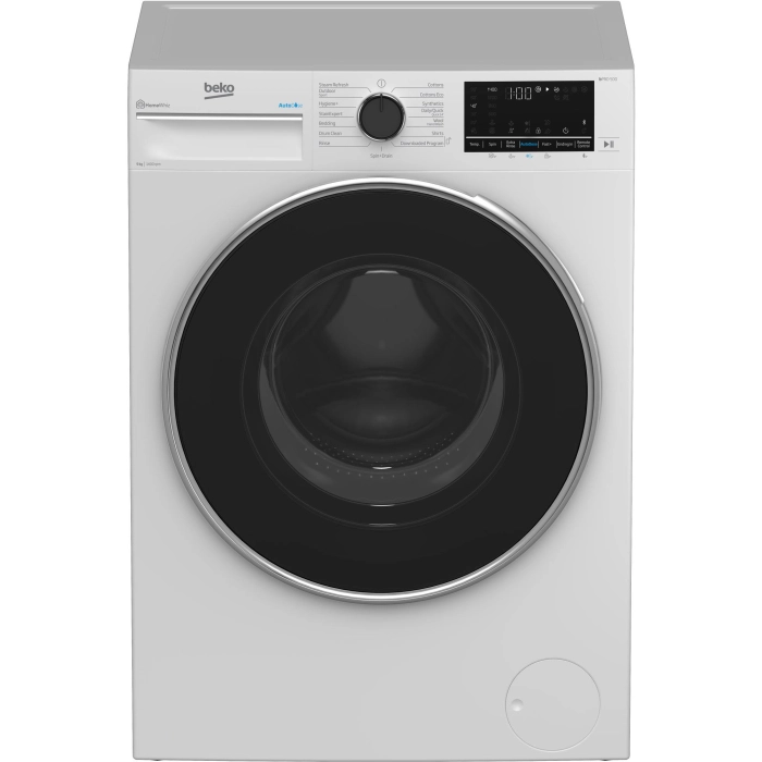 Beko BFLB902ADW 9kg Auto Dose Front Load Washing Machine (White)