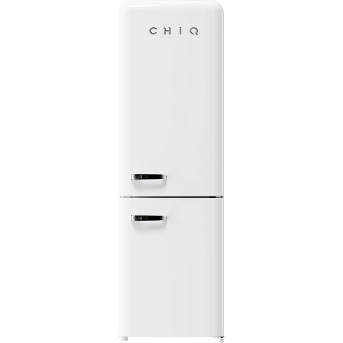 CHiQ CRBM227NW3 231L Retro Bottom Mount Fridge (White)