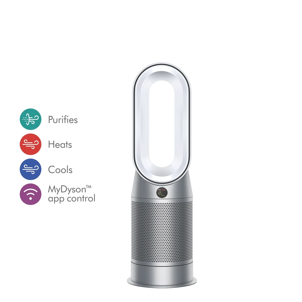 Dyson HP07 hot+cool Purifying Fan White/Silver