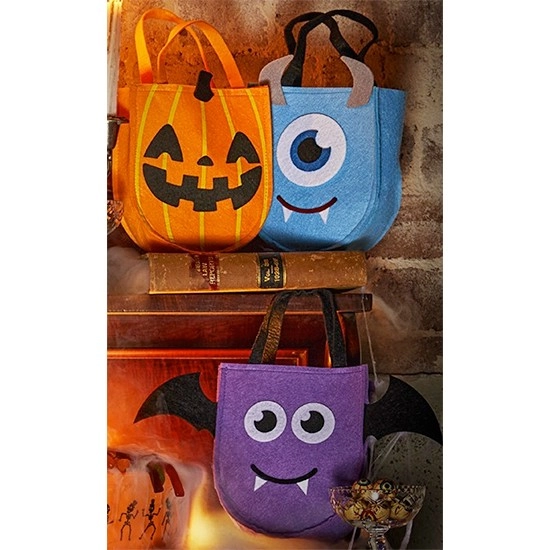 Halloween Felt Tote Bag – Assorted