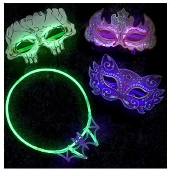 Halloween Glow Mask or Necklace – Assorted