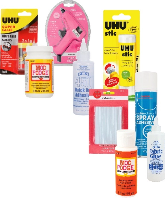 20% off Mod Podge, Helmar, UHU and Crafters Choice Glue