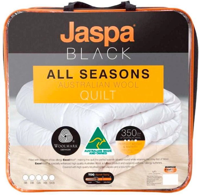 30% off Jaspa All Seasons Australian Wool Quilt