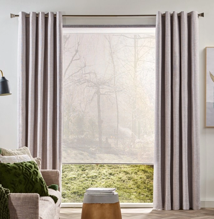 40% off Neutrals Blockout Eyelet Curtains