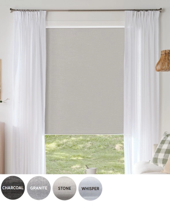 40% off Neutrals Blockout Roller Blinds