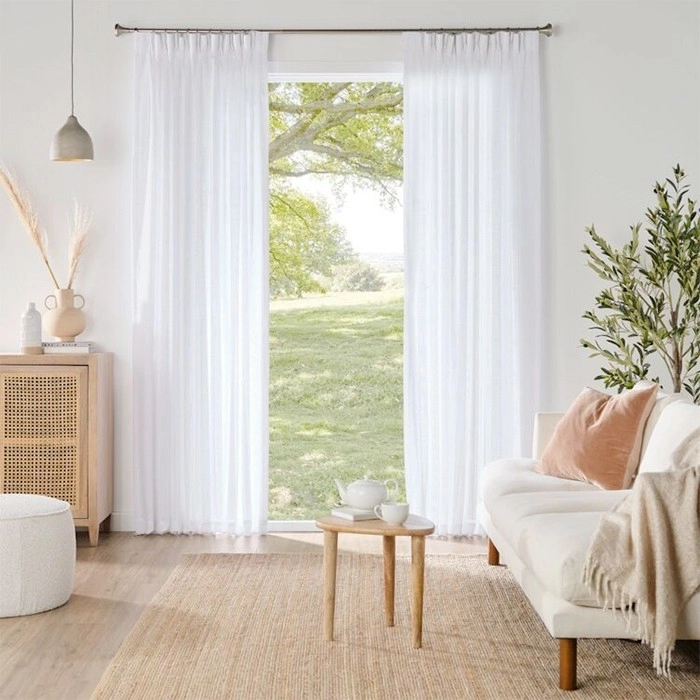 40% off Neutrals Sheer Pinch Pleat Curtains