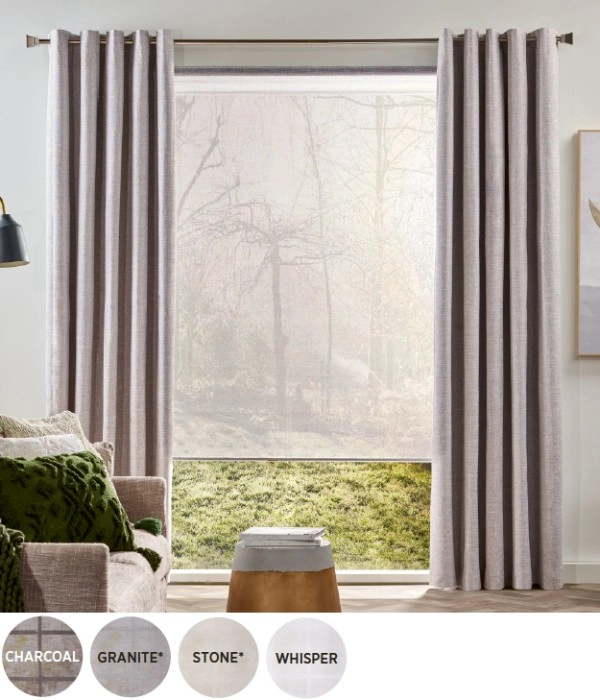 40% off Neutrals Sheer Roller Blinds