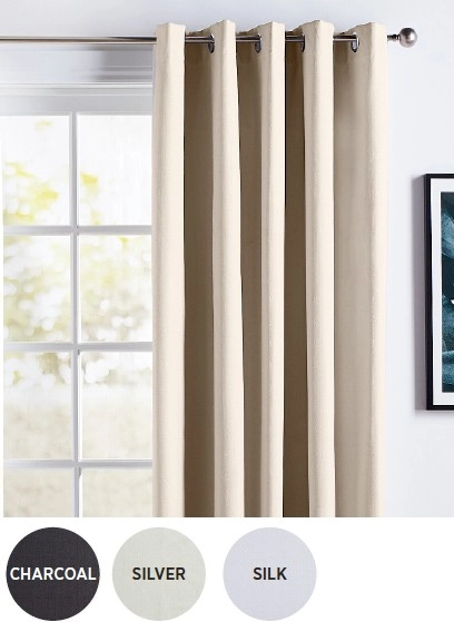 40% off Willow Blockout Eyelet Curtains