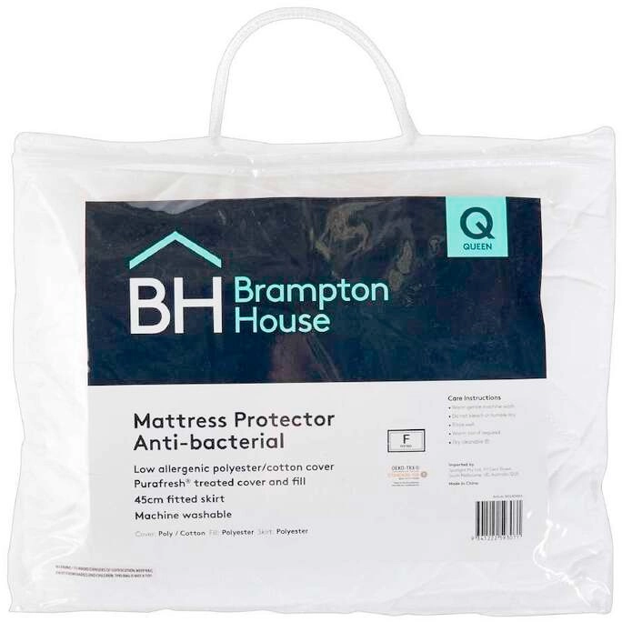 40% To 50% off Brampton House Anti-Bacterial Fitted Mattress Protector