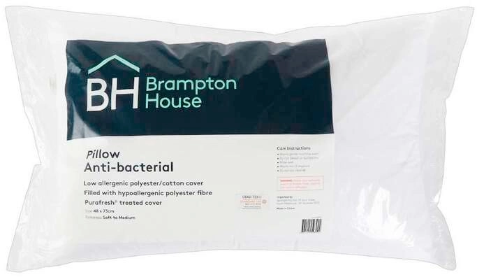 40% To 50% off Brampton House Anti-Bacterial Standard Pillow