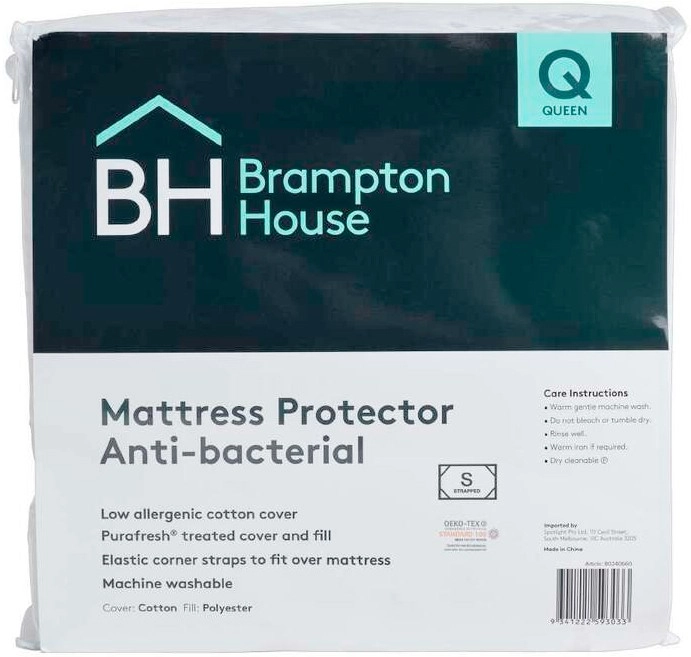 40% To 50% off Brampton House Anti-Bacterial Strapped Mattress Protector