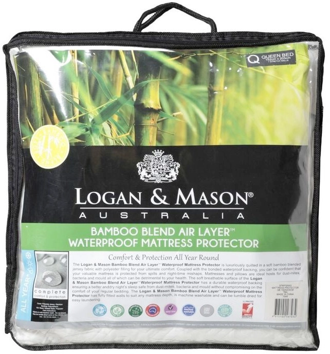 50% off Logan & Mason Bamboo Blend Mattress Protector