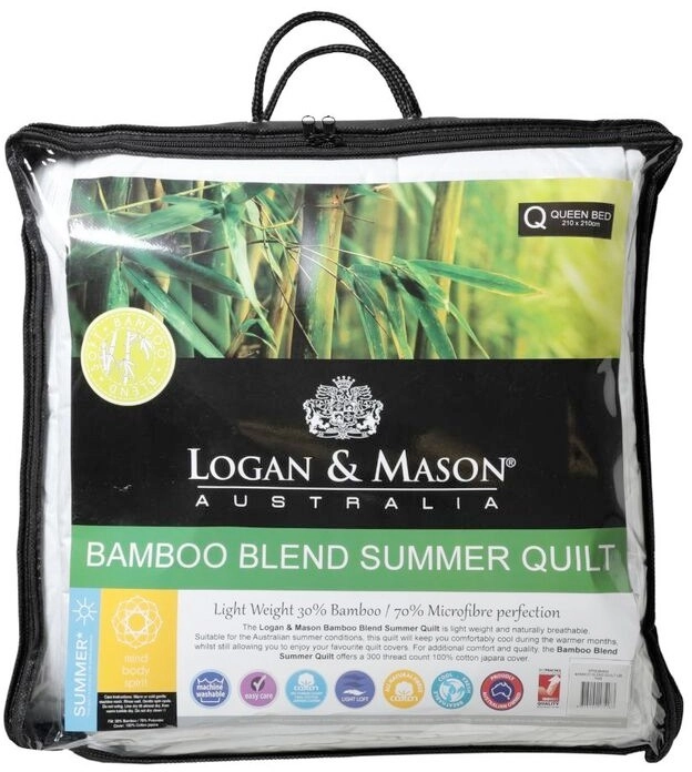 50% off Logan & Mason Bamboo Blend Quilt