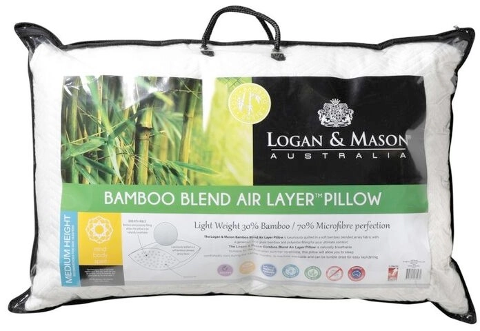 50% off Logan & Mason Bamboo Blend Standard Pillow