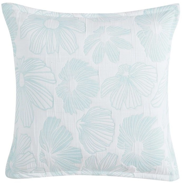 50% off Platinum Poppi Aqua European Pillowcase