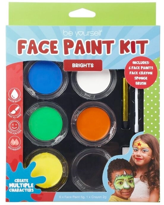 Brights Face Paint Kit