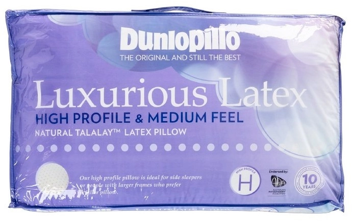 Dunlopillo Luxurious Latex High & Medium Pillow