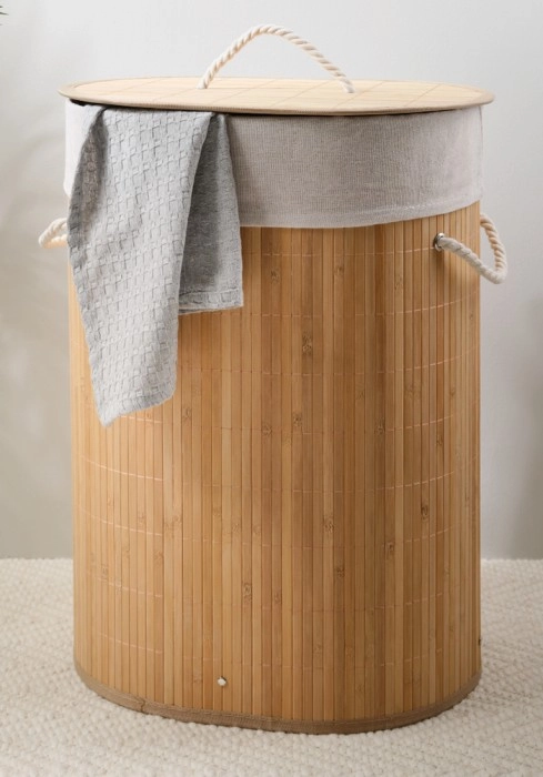 KOO Bamboo Bathroom Hamper