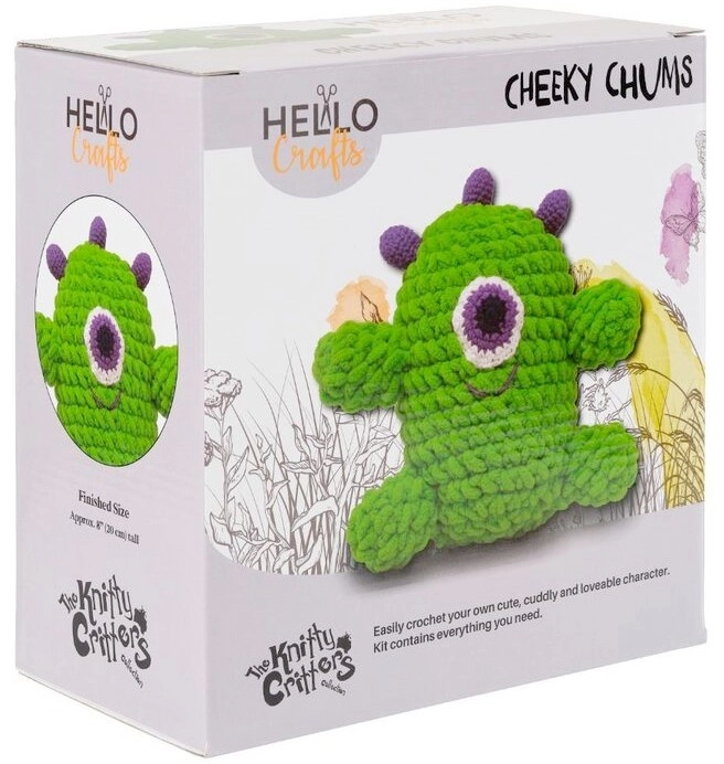 NEW Knitty Critters Cheeky Chums Alien Kit