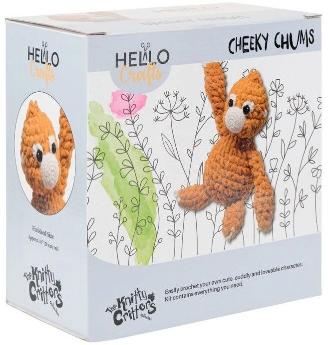 NEW Knitty Critters Cheeky Chums Orangutan Kit