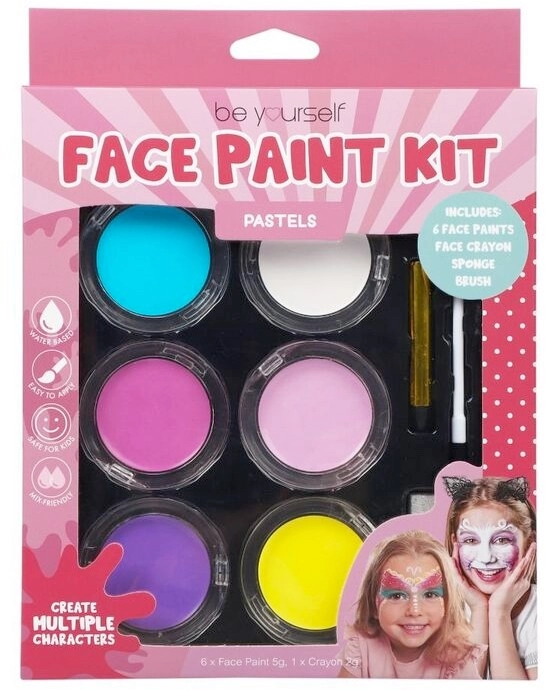 Pastels Face Paint Kit