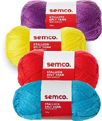 Semco Stallion 8ply 100g