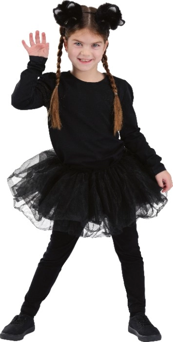 Spooky Hollow Black Cat Pom Pom Headband