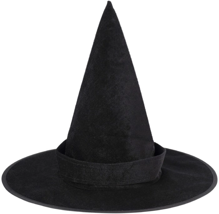 Spooky Hollow Hanging Black Witch Hat