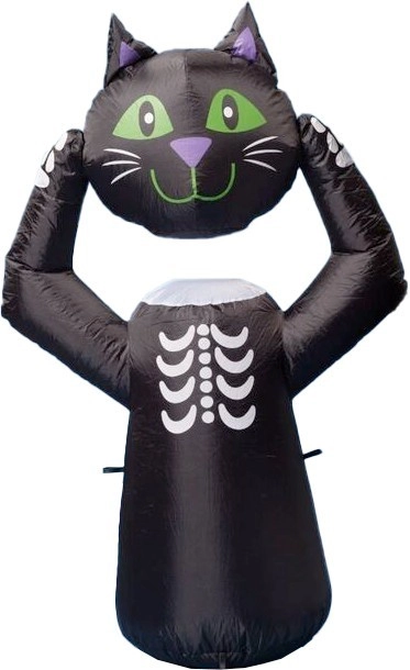 Spooky Hollow Inflatable Headless Cat 1.2m