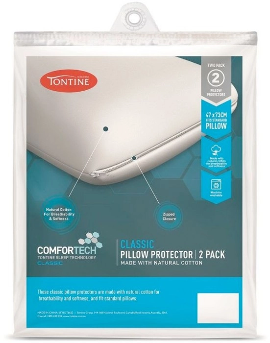 Tontine Easy Care Pillow Protector 2 Pack