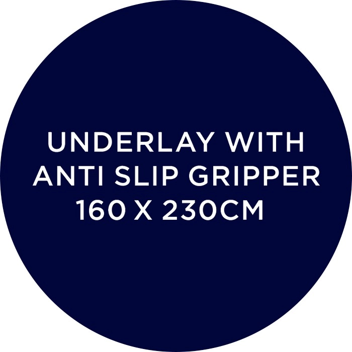 Underlay with Anti Slip Gripper 160 x 230cm