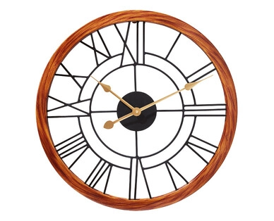 Garden Metal Wall Clock