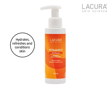 Lacura Skin Science Vitamin C Foaming Gel Cleanser or Vitamin C Toner Mist 120ml