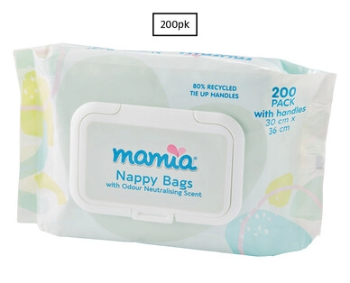 Mamia Nappy Bags 200pk