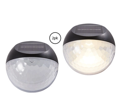 Solar Gutter or Fence Light 2pk