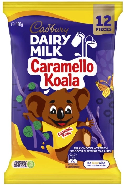 12 Piece Cadbury Caramello Koala 180g