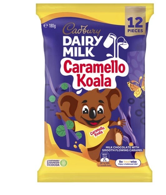 12 Piece Cadbury Caramello Koala 180g