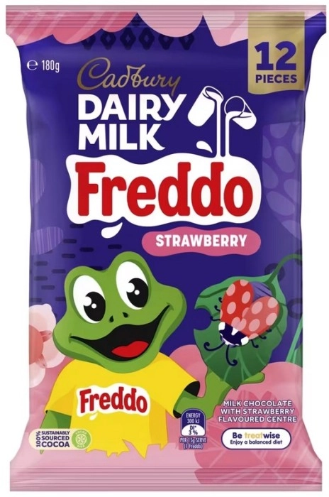 12 Piece Cadbury Dairy Milk Freddo Strawberry 180g