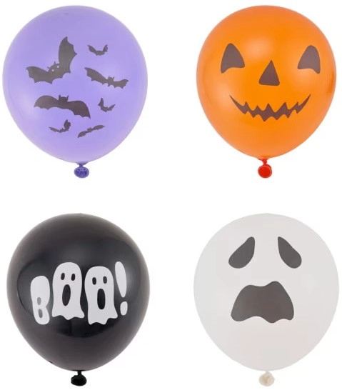 12 Piece Scary Balloons