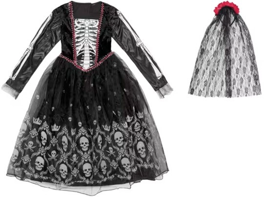 2 Piece Skull Costume - Ages 8+