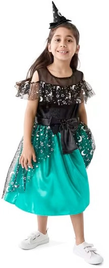 2 Piece Starlight Witch Costume - Ages 6-8