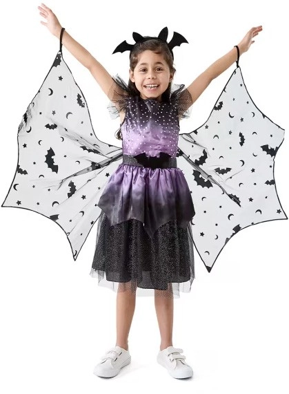 2 Piece Wing Bat Costume - Ages 6-8